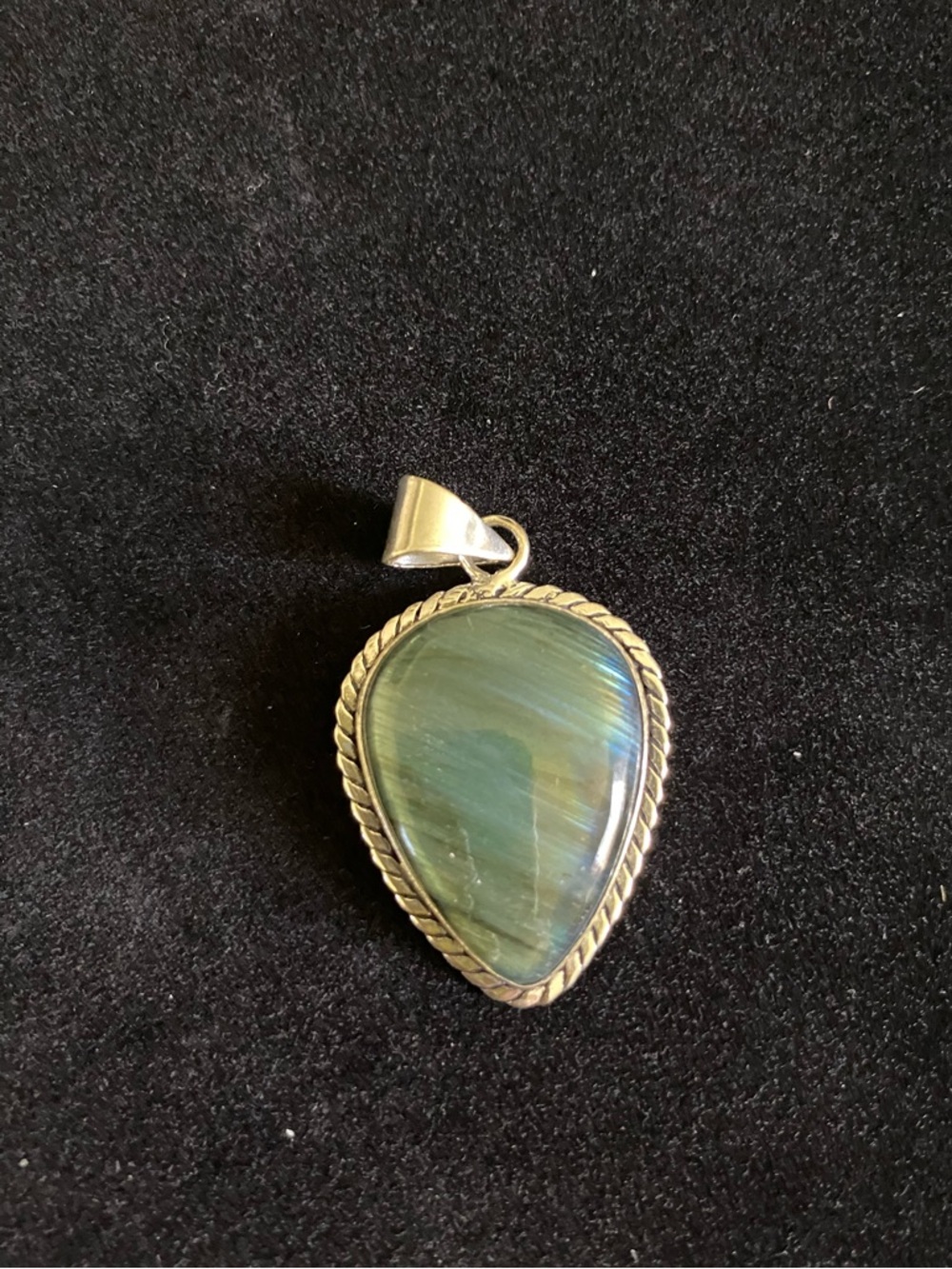 Labadorite Teardrop Pendant (without chain)